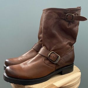 FRYE Veronica Short MINT 8.5 Leather Boots